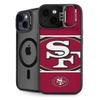 Skinit Kickstand Phone Case Compatible with iPhone 14 Plus - Officially Licensed NFL San Francisco 49ers Zone Block Design view 1