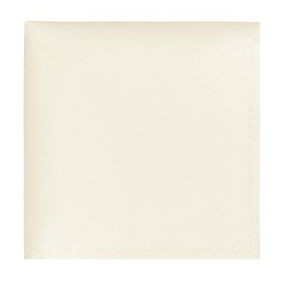 BEWDIO Satin Pocket Squares for Men, Solid Beige Boys Handkerchiefs for Wedding Party (62-02M)