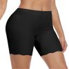 AugYew Slip Shorts for Under Dresses Women Soft Seamless Anti Chafing Boyshorts Cooling Panties for Under Skirts,Black,L view 1