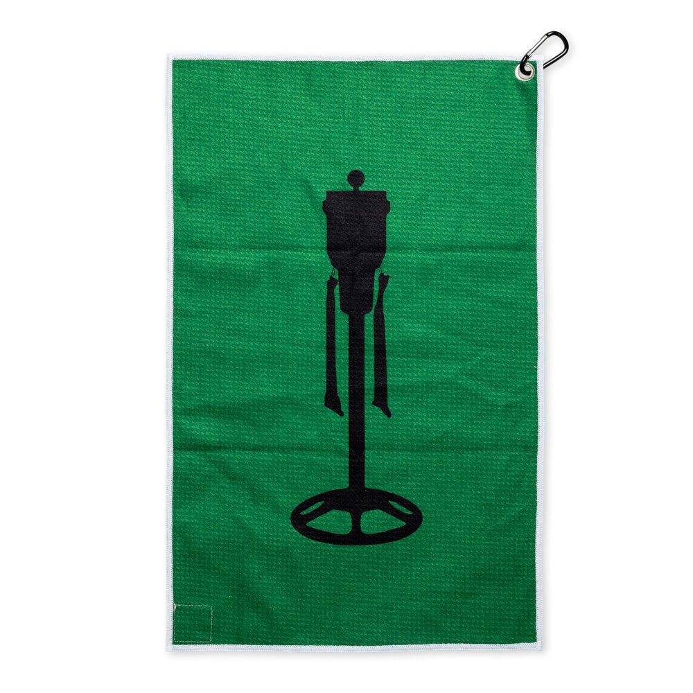 U Suck at Golf Funny Golf Towel for Bag - Super Absorbent Microfiber, Quick-Dry, Waffle Texture & Unique Design Prints to Stand Out on Golf Course | Ball Washer Towel - 25" x 15"