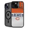 Skinit Kickstand Phone Case Compatible with iPhone 14 Plus - Officially Licensed NFL Chicago Bears White Striped Design view 1