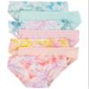 Carter's Girls' Little 7-pack Underwear (Blue/Pink Tie-Dye, 4-5) view 2