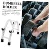 BRIGHTFUFU Home Dumbbell Stand Gym Dumbbell Rack Dumbbell Holder for Weights Iron Material Anti-wear Design view 4