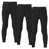 Essenclo Boys Compression Pants Leggings Tights Youth Athletic 3 Piece Base Layer Gear for Kids Sports, Football, Soccer - E2300 - Black - 7-8 view 1