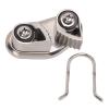 Pilates Equipment .08.04.0 Boat Cam Cleat with Wire Leading 316 Stainless Steel Mirror Polished for 10mm Rope Rustproof Sailboat view 4
