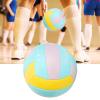 Yosoo Health Gear Size 5 Training Volleyball, PVC Volleyball with Air Nozzle, Rubber Inner Liner Volleyball, Lightweight Indoor Outdoor Volleyball for Gym Training, Recreational Activities view 3