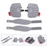 balacoo 1set Exercise Bike Pedals Lightweight Indoor Bike Accessories Comfortable Wide for Easy Use and Storage for Home Fitness Training view 2