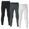 Essenclo Boys Compression Pants Leggings Tights Youth Athletic 3 Piece Base Layer Gear for Kids Sports, Football, Soccer - E2300 - BGW - 3-4 view 1