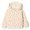 Amazon Essentials x Sofia Grainge Unisex Babies' Zip Hoodie Sweatshirt, Ivory Taupe Rabbits, 4T view 1