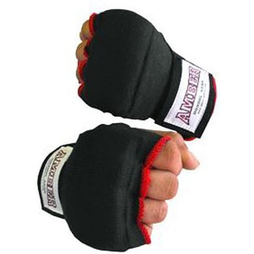 Amber Fight Gear Rapid Elastic Hand Wraps for Boxing, MMA, Muay Thai, Kickboxing - Enhanced Wrist & Knuckle Protection - Ideal for Men & Women - Size X-Large, Sold as a Set of 2 Pairs