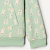 Amazon Essentials x Sofia Grainge Unisex Babies' Zip Hoodie Sweatshirt, Pale Green Rabbits, 18 Months view 4