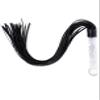 VFOX Flogger for Adult Bedroom Play Horse Riding Whip 27.5 inch Faux Leather Glass Handle view 1