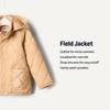 Amazon Essentials x Sofia Grainge Unisex Babies' Midweight Field Jacket with Hood, Tan, 12 Months view 3