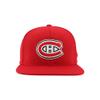 Montreal Canadiens NHL Officially Licensed Adjustable Snapback Hat Flat Bill Z11 Icon Team Color view 2