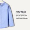 Amazon Essentials x Sofia Grainge Baby Boys' Stretch Oxford Collar Shirt, Powder Blue, 24 Months view 3