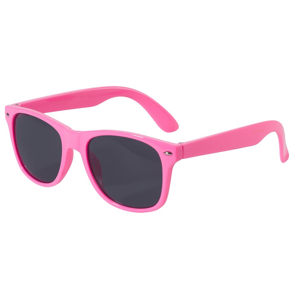 Kids Sunglasses with UV400 Protection - Lightweight Frames - Shatter-Resistant Lenses (Gloss Pink, Smoke)