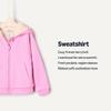 Amazon Essentials x Sofia Grainge Unisex Babies' Zip Hoodie Sweatshirt, Pink, 18 Months view 3