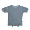 About Baby Shop Geneve Oversized Brushed Jersey Romper - Angel Wing Embroidery - Cozy (Cloud, 6-12 Months) view 1