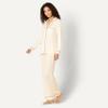 Amazon Essentials x Sofia Grainge Women's Stretch Modal Long-Sleeve and Full-Length Bottom Pajama Set, Ivory, X-Large view 4