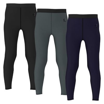 Essenclo Boys Compression Pants Leggings Tights 3-Piece Set, BGN, 9-10