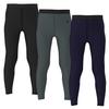 Essenclo Boys Compression Pants Leggings Tights 3-Piece Set, BGN, 9-10 view 1