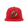 New Jersey Devils NHL Officially Licensed Adjustable Snapback Hat Flat Bill Z11 Icon Team Color view 2