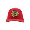 Chicago Blackhawks NHL Officially Licensed Adjustable Snapback Hat Dakota Icon Team Color view 2