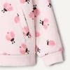 Amazon Essentials x Sofia Grainge Unisex Babies' Zip Hoodie Sweatshirt, Pale Pink Small Ladybugs, Newborn view 4