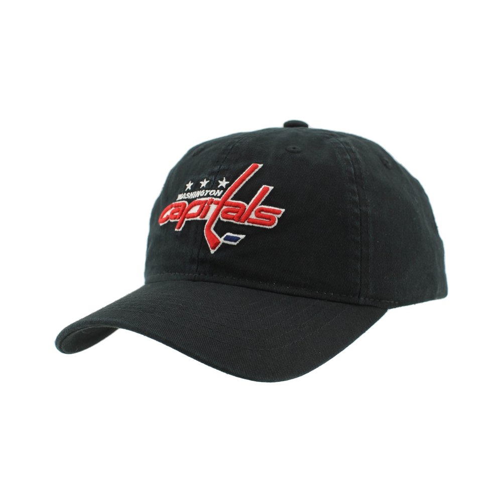 Washington Capitals NHL Officially Licensed Adjustable Hat Scholarship Icon Black