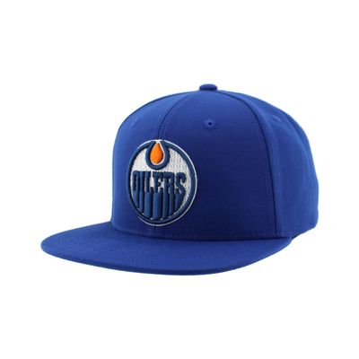 Edmonton Oilers NHL Officially Licensed Adjustable Snapback Hat Flat Bill Z11 Icon Team Color