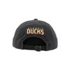 Anaheim Ducks NHL Officially Licensed Adjustable Hat Scholarship Icon Charcoal view 4