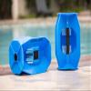 Hydro Tone - HYDRO-BELL Pool Exercise Dumbbells Pair | Water Weights | Functional Strength Training in the Pool | Quick Start Guide (Blue) view 1