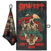 RokFit Gym & Golf Towel  Multi-Use, Quick-Dry, Durable Utility Towel with Bold Graphic and Carabiner Clip (Don't Look Back) view 1