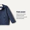 Amazon Essentials x Sofia Grainge Unisex Toddlers' Midweight Field Jacket with Hood, Dark Navy, 3T view 3