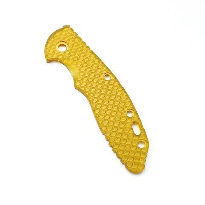 1Pair Custom PEI Scales Fits for Rick Hinderer XM18 3.5, Transparent Utem Handle Patch Blank DIY Replacement Accessory