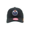 Edmonton Oilers NHL Officially Licensed Women's Adjustable Hat Girlfriend Icon Black view 2