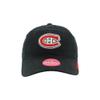 Montreal Canadiens NHL Officially Licensed Women's Adjustable Hat Girlfriend Icon Black view 2