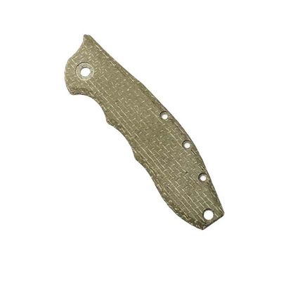 1 Pair Micarta Scales Fits for Zero Tolerance 0562CF, Custom Handle Patch DIY Replacement Accessory