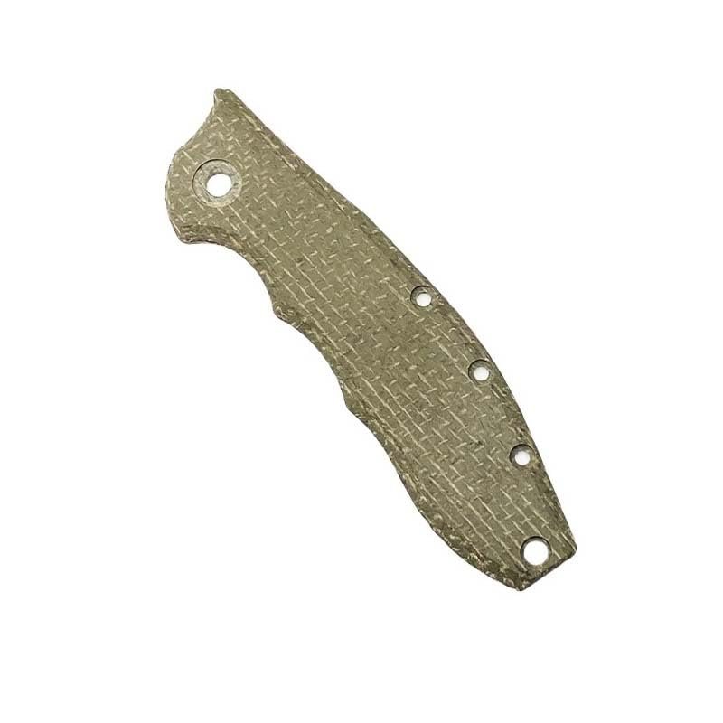 1 Pair Micarta Scales Fits for Zero Tolerance 0562CF, Custom Handle Patch DIY Replacement Accessory