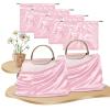 RUDONG M 4 Pack Satin Dust Bags for Handbag, Silky Dust Cover Bags with Drawstring, Pink Purse Dust Bags for Storage, Travel Pouch Clothes Shoes view 1