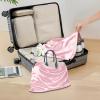 RUDONG M 4 Pack Satin Dust Bags for Handbag, Silky Dust Cover Bags with Drawstring, Pink Purse Dust Bags for Storage, Travel Pouch Clothes Shoes view 2