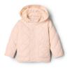 Amazon Essentials x Sofia Grainge Unisex Toddlers' Hooded Insulated Midweight Field Jacket, Pearl, 4T view 1