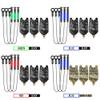 HXBER Fishing Bite Alarms Chain Alert Set Digital Fishing Alarm Kit LED Alarm Indicator Alert Fishing Fishing Tackle with Zippered Box view 2