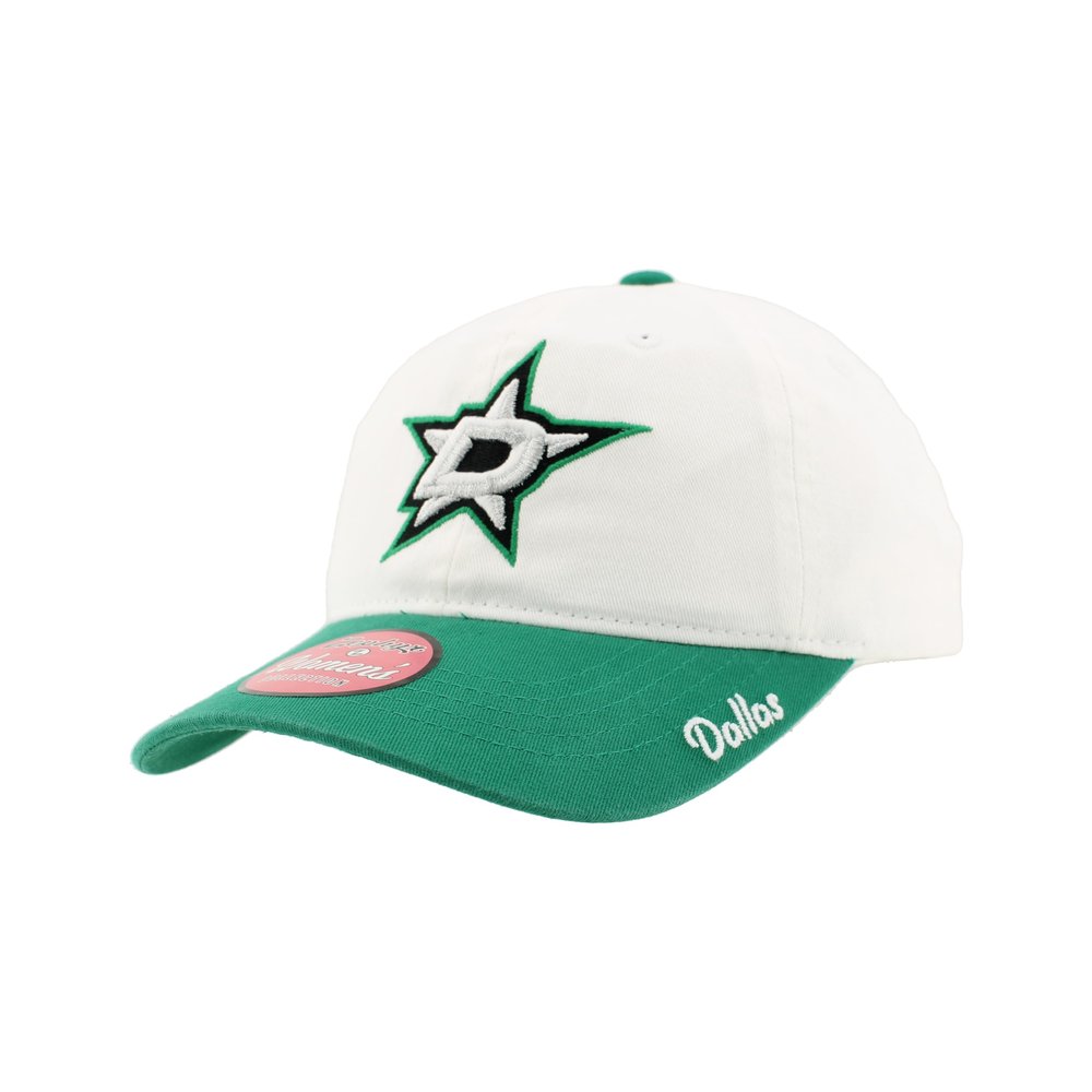 Dallas Stars NHL Officially Licensed Women's Adjustable Hat Girlfriend Icon White