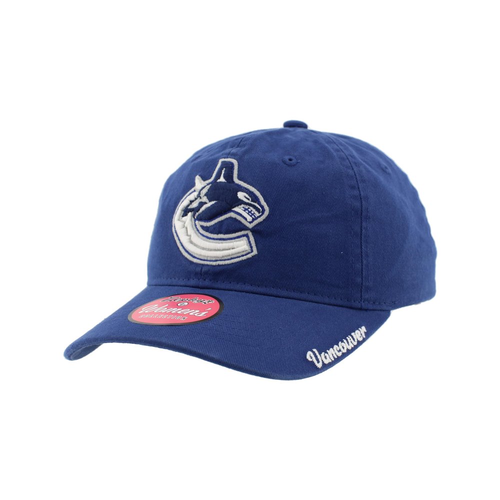 Vancouver Canucks NHL Officially Licensed Women's Adjustable Hat Girlfriend Icon Team Color