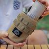 HXBER Outdoor BeerCup Storage Bag Multifunctional Storage Bag for Cups Portable Camping Picnic Cup Storage Bag, Large, Black view 2