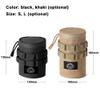 HXBER Outdoor BeerCup Storage Bag Multifunctional Storage Bag for Cups Portable Camping Picnic Cup Storage Bag, Large, Black view 3