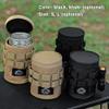 HXBER Outdoor BeerCup Storage Bag Multifunctional Storage Bag for Cups Portable Camping Picnic Cup Storage Bag, Large, Black view 4