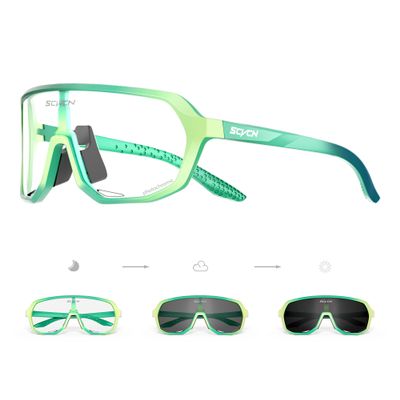SCVCN Photochromic Cycling Glasses Men Women Clear Sports Sunglasses UV400 Protection for Cycling Running Baseball mtb Driving mountain bike Golf and other outdoor sports 17