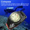 HXBER 50M Underwater Diving Compass Luminous Dive Wrist Compass Waterproof Navigation Tool for Diving Camping Cycle Outdoor Activity view 2